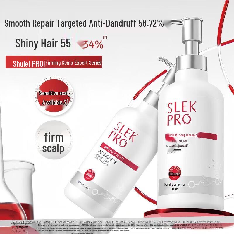 Slek PRO Scalp Tightening Smooth & Anti-Dandruff Shampoo