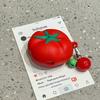 3D Tomato Cartoon for Apple Airpods Pro 3 2025 Pro 2 3 4 1 Headphone with Charm Headset Cases Airpod Pro3 Funda With Pendant
