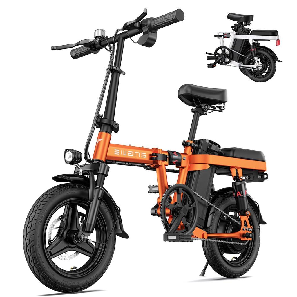 Electric Bike Foldable ENGWE T14 14" 250W Motor Top Speed 25Km/h 48V 10AH Range 40Km Load 120KG Blue