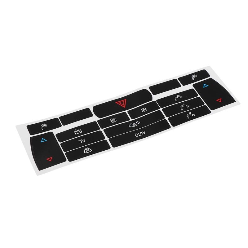 CarAir Condition AC Climate Control Button Repair Stickers For SAAB 9-3 2003-07 Decals Styling DecorswwwInteriorwwwAccessories