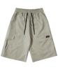 ANOTHER ARCHIVE Nylon Bermuda Cargo Wide Logo Shorts_Khaki
