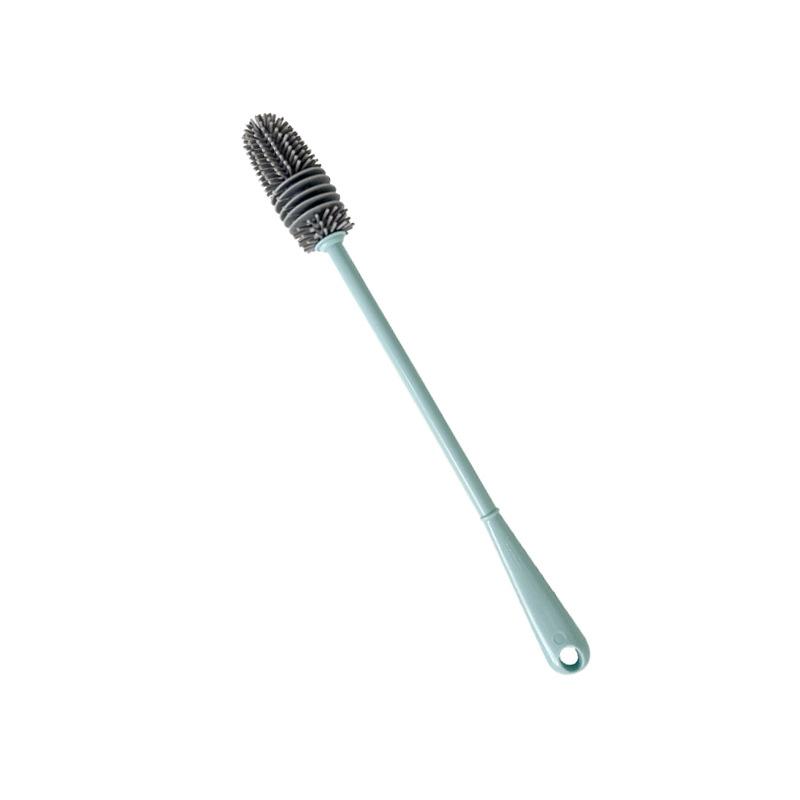Spazzola per tazze Spazzola per tazze in silicone Spazzola per vetri Strumento per la pulizia della cucina Manico lungo Spazzole per la pulizia di bicchieri e bottiglie di vino