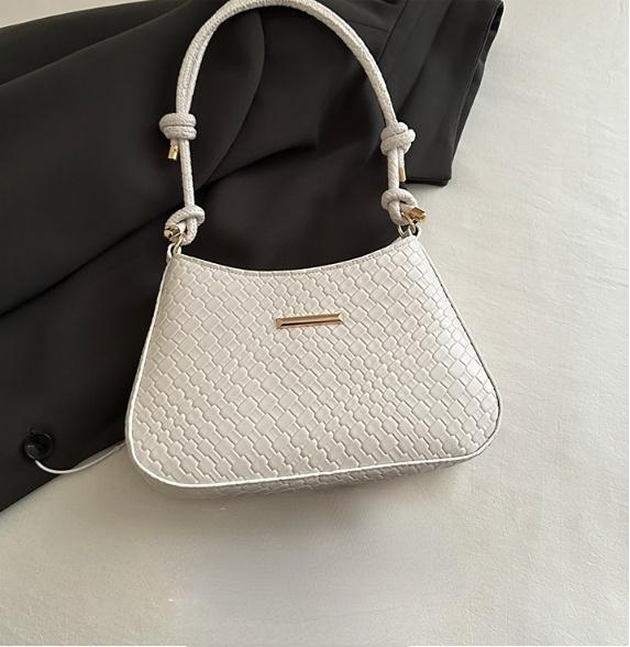 New Commuting Solid Color Armpit Bag Crossbody Bag Simple and Fashionable Shoulder Bag Temperament Women's Handbag