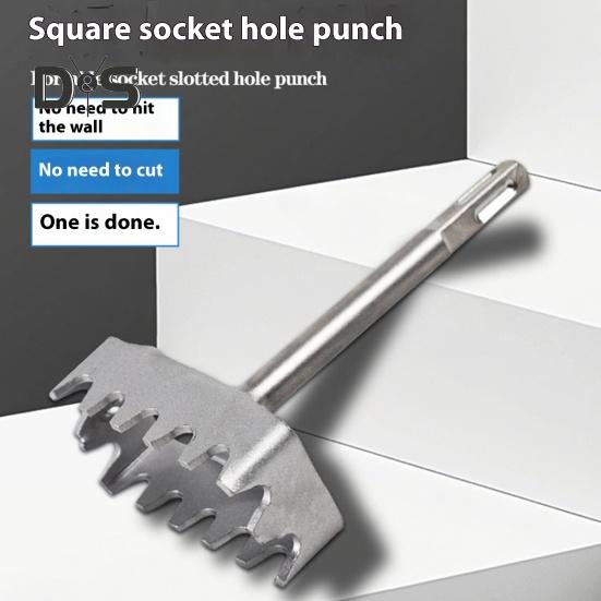 Instrument de tăiere a găurilor pătrate, design ergonomic de înaltă rezistență, tip 86, pentru decuparea cutiei de joncțiune, ferăstrău, tăietor de sloturi pentru soclu, instrument de tăiere a găurilor
