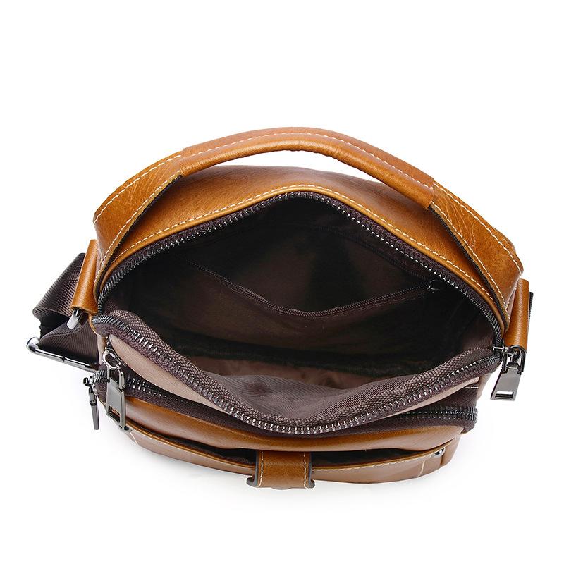 Men's Single-shoulder Crossbody Bag Genuine Leather Men's Bag