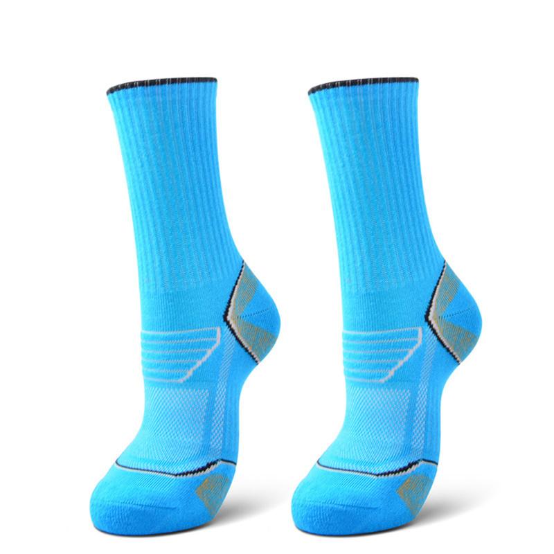 1 Paar dicke Baumwoll-Wandersocken für Wintersport, Klettern und Skifahren, rutschfest