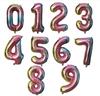 16 32 Inch Foil Birthday Balloons Number Ballon Figures Wedding Happy Birthday Party Decorations Kid Baloons Birthday