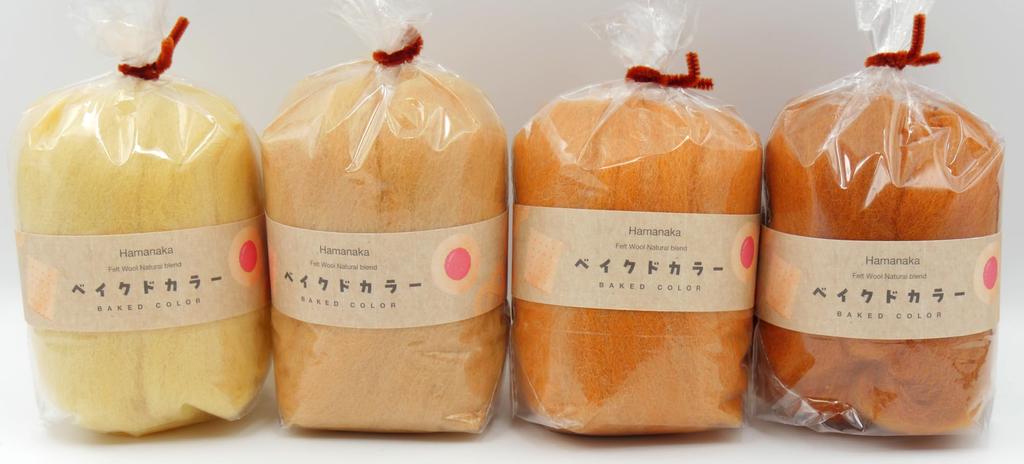 Hamanaka Felt Wool, Natural Blend, Baked Color, 30g, No. 841, Buttery Fabric Color, H440-008-841