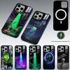 Singular Space UFO Alien Phone Case For iPhone17,16,15,14,13,12,11 Plus,Pro Max Magnetic For Magsafe Wireless Charging