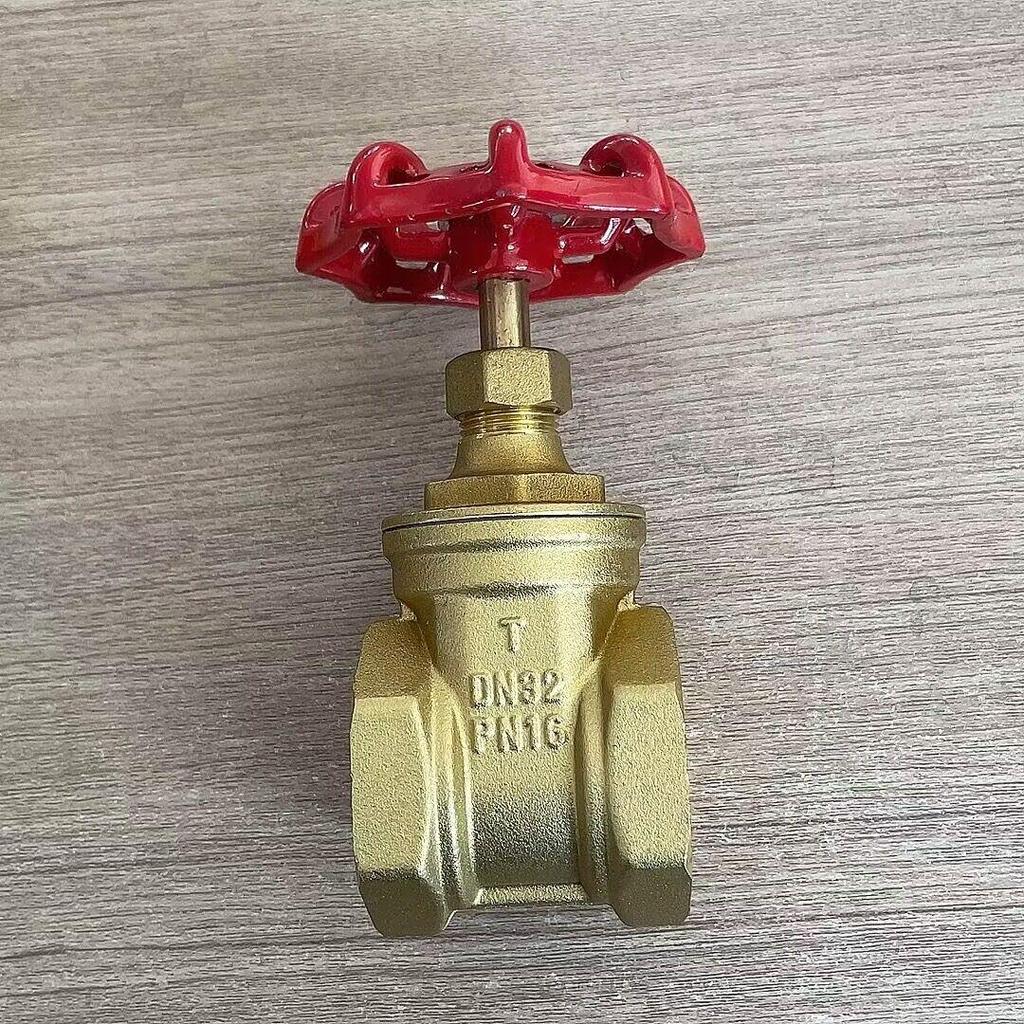 Brass Gate Valve for Water Meters with Thickened Silk Thread and PPR2 Double Hot Melt (4-6 Points)