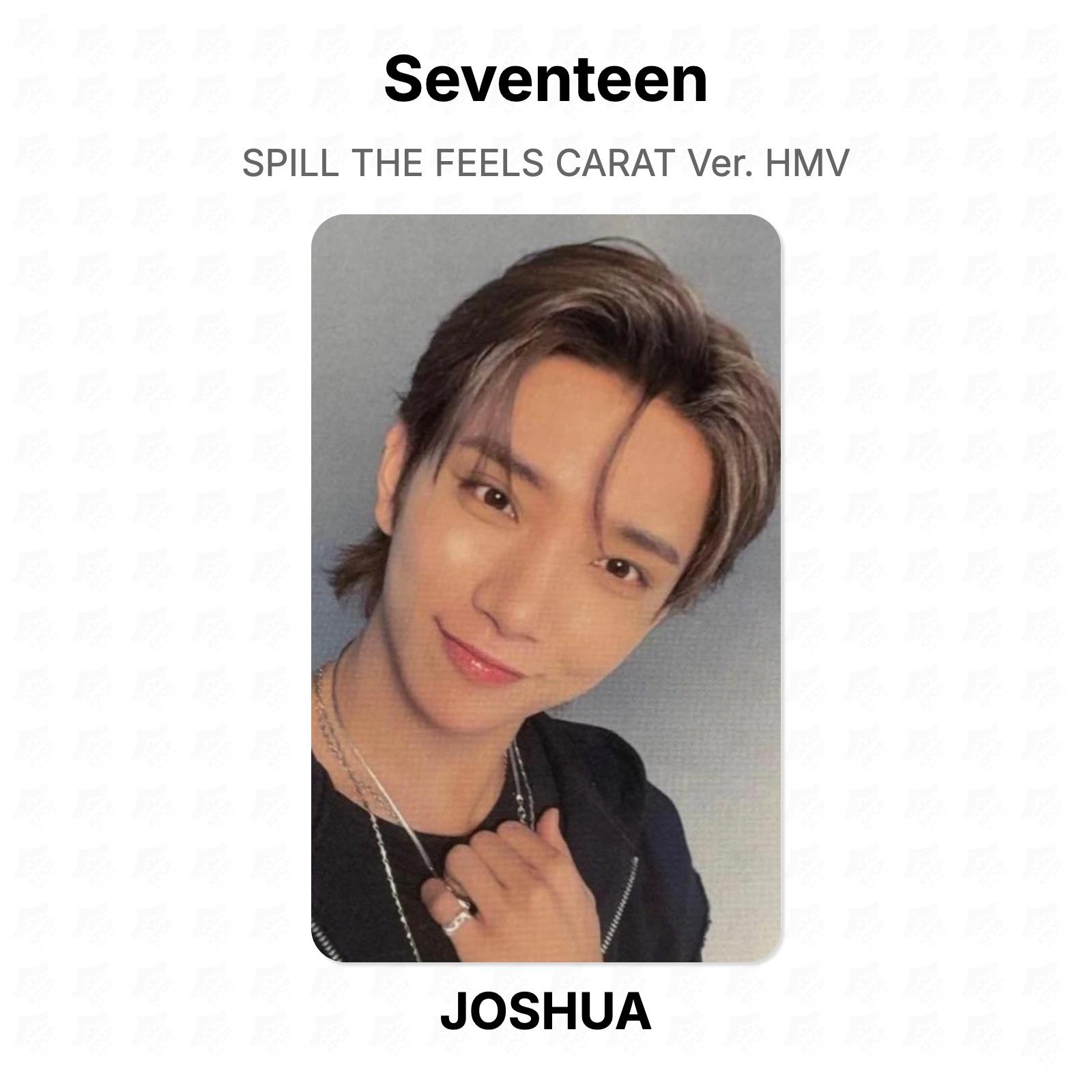 Seventeen SPILL THE FEELS CARAT Ver. HMV Official Photocard JOSHUA