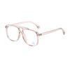 Large Frame Tr90 Myopia Glasses Frame, Men'S And Women'S Double-Beam Flat Glasses, Computer Radiation Anti-Blue Light Glasses Frame, High Quality
