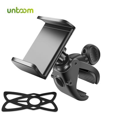 Untoom Bike Phone Holder Mobile Phone Holder for Motorcycle Non-Slip Bicycle Handlebar Stand Mount Bracket GPS Clip for Bike
