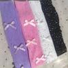 Collant Rete Traspiranti per Bambini con Strass Calze Colorate Scintillanti Moda
