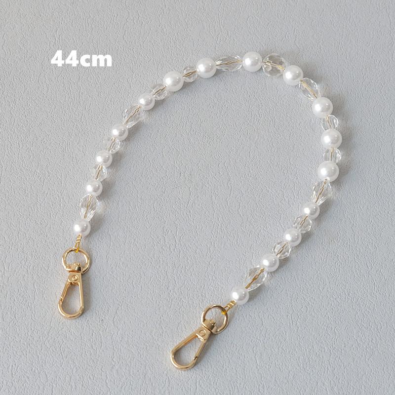 

Новая Мода Женская Сумка Аксессуар Съемные Цепи из Конфетных Бусин Милый Акриловый Роскошный Ремешок Женская Элегантная Сумка Плечевая Ручка Цепь 40CM белый