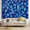 2D Blueberry Pattern Backdrop - Fresh Berry Photography Background for Party
