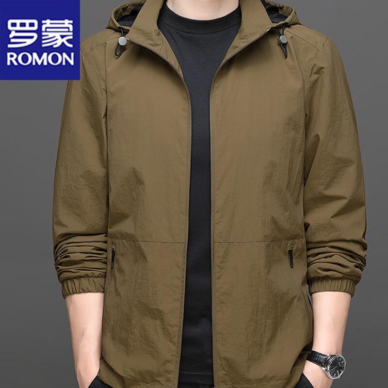 ROMON Men's Spring Autumn Casual Windproof Waterproof Outdoor Jacket