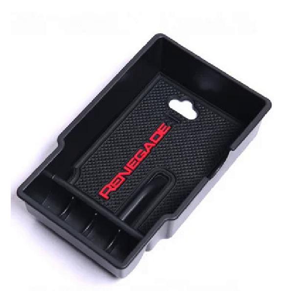 

ABS автомобильный центральный подлокотник, ящик для хранения, контейнер для хранения перчаток для Jeep Renegade 2014-2021, аксессуары для интерьера красный