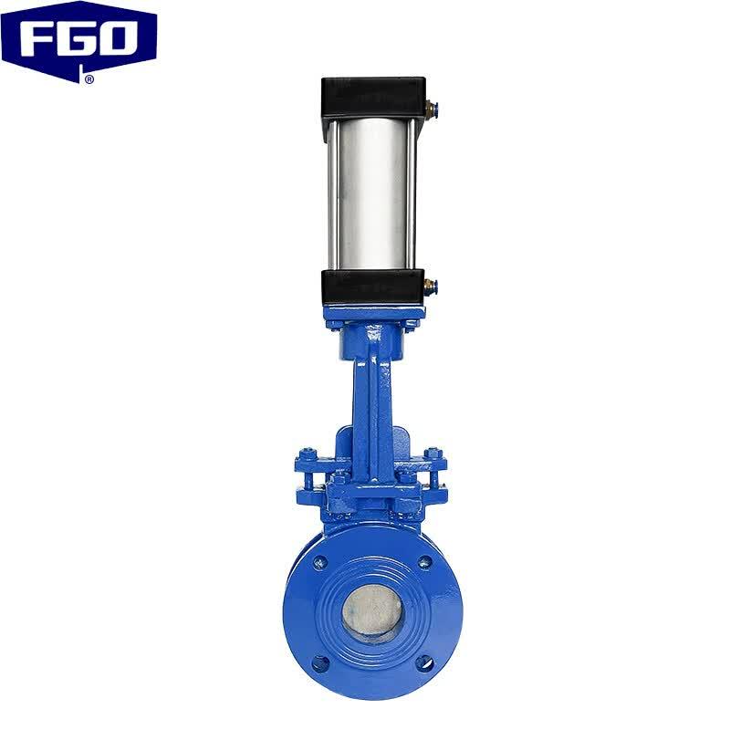FGO Pneumatic Carbon Steel Knife Gate Valve