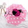 1pc Ladybug Polka Dot Automatic Opening/Closing Umbrella with Operation & Windproof Canopy - Folding Design, Holiday Gift yy260225105