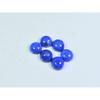 6MM Natürlicher Lapislazuli Runder Cabochon Loser Edelstein 6 Stk. Los 9 Karat. A-493