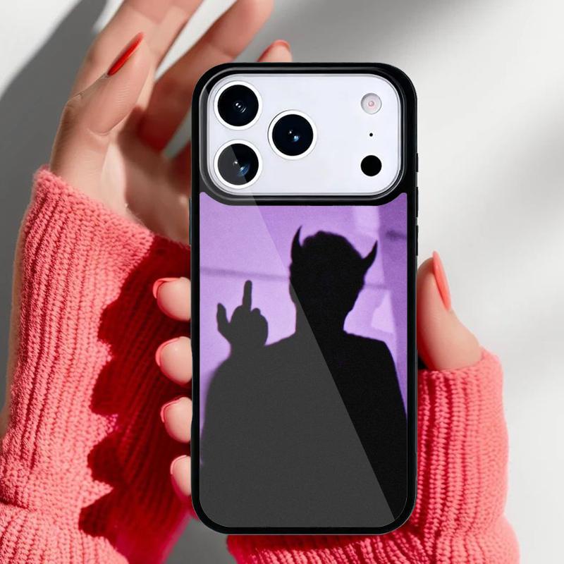 Devil Bad Boy Anime Soft Phone Case for iPhone 17 16 15 14 13 Pro Max Back Cover for 12 11 Pro Coque