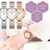 2025 [DIANA] Women's Analog Waterproof Watch ZJ0001, Cute and Simple, Made in Japan Movement, Stylish and Popular Gift (Rose Gold)