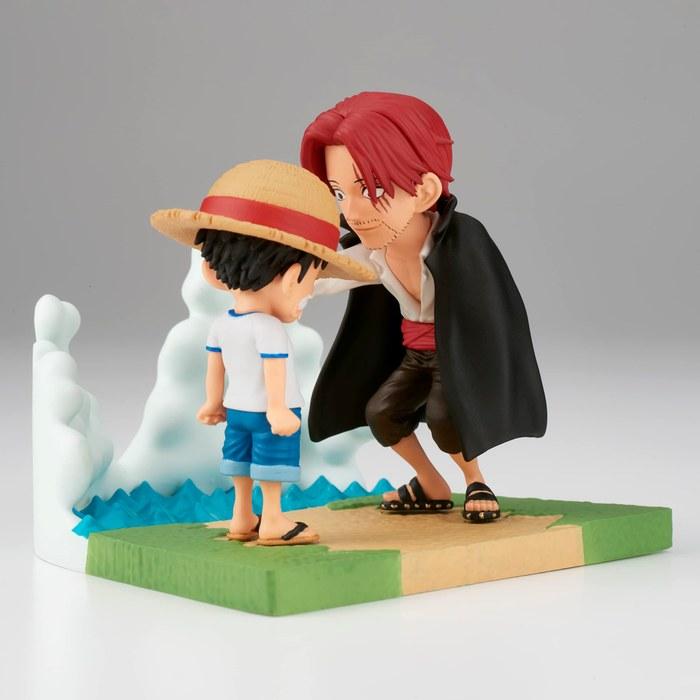 One Piece World Collectable Figure Log Stories Monkey D. Luffy & Shanks Multicolor 7cm