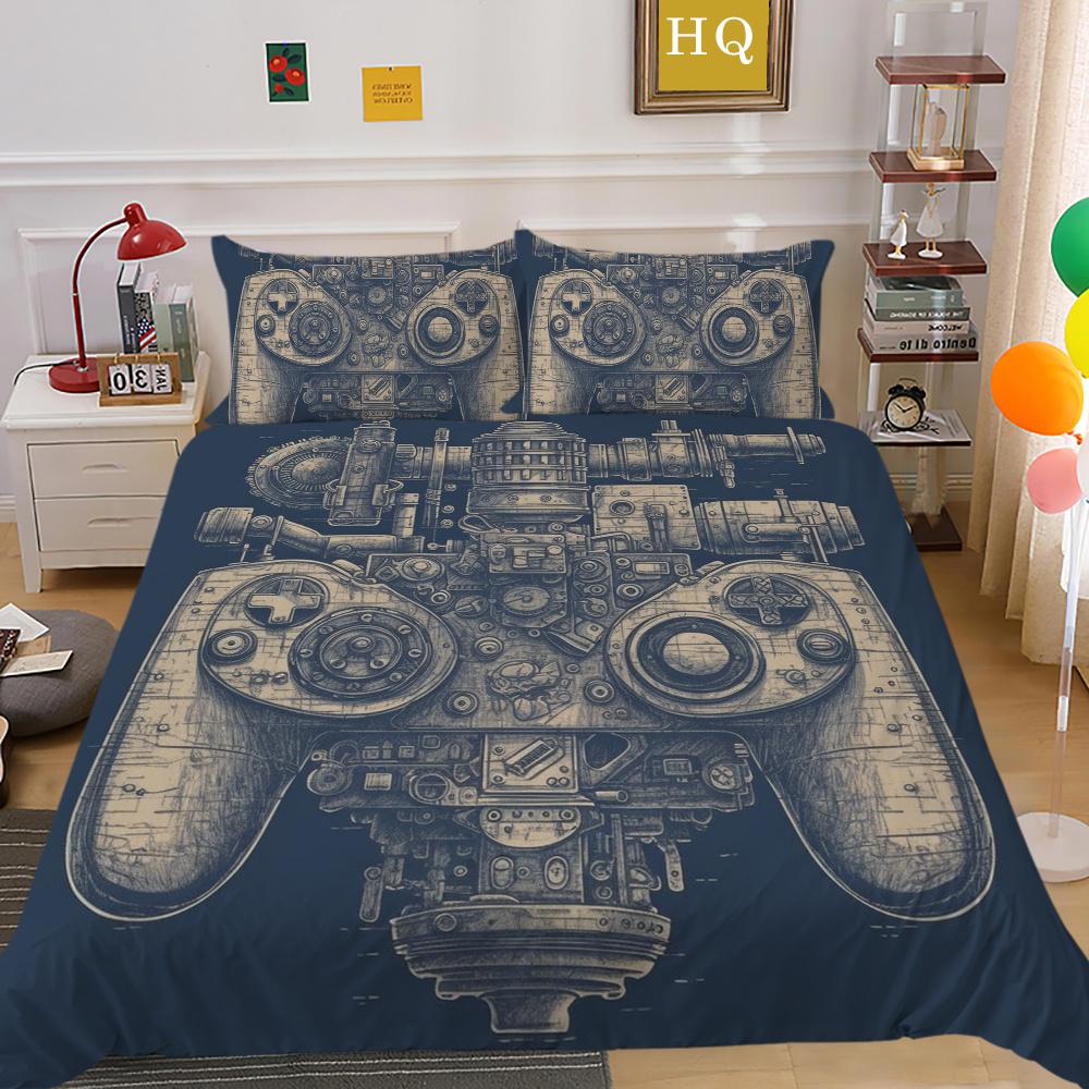 Game Handle Bedding Cover Suit High Quality Home Bedclothes Printed Bed Cover Sets Fashion Microfiber Home Bedding Sets