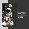 Soft TPU Lanyard Case For Samsung Galaxy S26 S24 S25 Ultra S23 S24 FE A17 A56 A55 A36 A15 A16 A25 5G Cute Astronaut Phone Cover