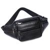 Genuine Leather Waist Bag Men Waist Pack Waist Bag Funny Pack Belt Bag Men Chain Waist Bag For Phone Pouch