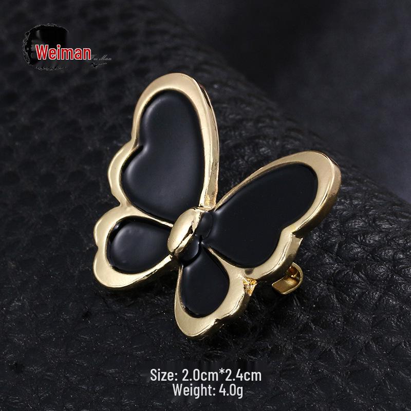 Cute Multicolor Butterfly Brooch - Versatile Accessory for Girls