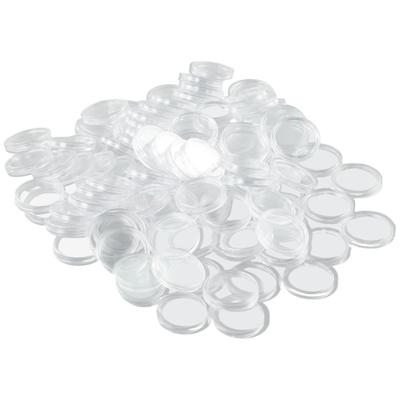 Case Coin Holders Protection Collections Transparent Display 100pcs 21mm