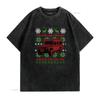 Defender 4x4 Off Road Ugly Chistmas Sweater Unisexs T Shirt Top Vintage Washed Graphic Soft Slightly Top For Everyday Wear