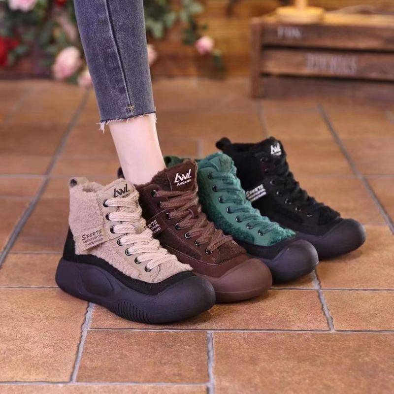 Nieuwe Retro Martin Boots, Stijlvolle Middelhoge Ademende Casual Schoenen