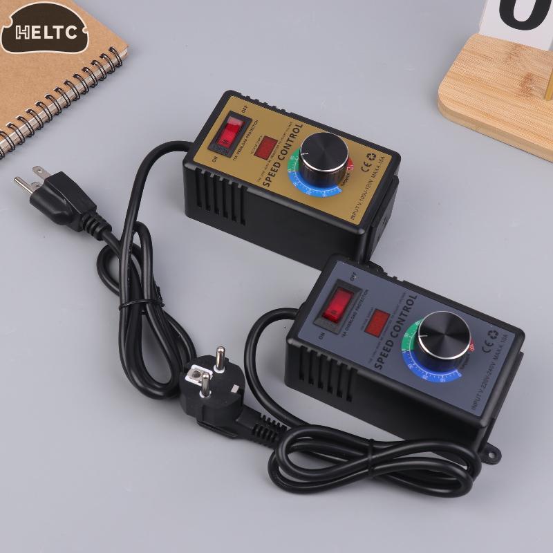 1PCS 220V/110V 4000W Fan Speed Controller 10A Overload Protection Angle Grinder Governor Hand Electric Drill Speed Regulation