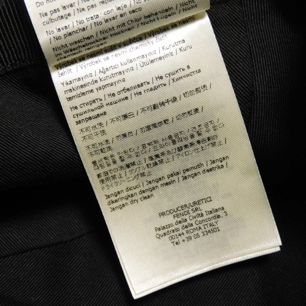 Used 11491 Baguette Pouch Baseball Cap FXQ934 ANBA F0L89 7919 Jet Acid Green TU 22.8" FF Logo Nylon Wasabi Men's from