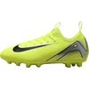 Mercurial Vapor 16 Academy Fabric Sports Comfort Non-Slip Wear-Resistant Low-Top Kids Football Shoes Kids Football Shoes Yellow Black FQ8407-700