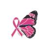 HX6F Gesundheitsbewusstsein Rosa Schleife Anstecknadel für die Feierlichkeiten zum Frauentag Legierung Reversnadel