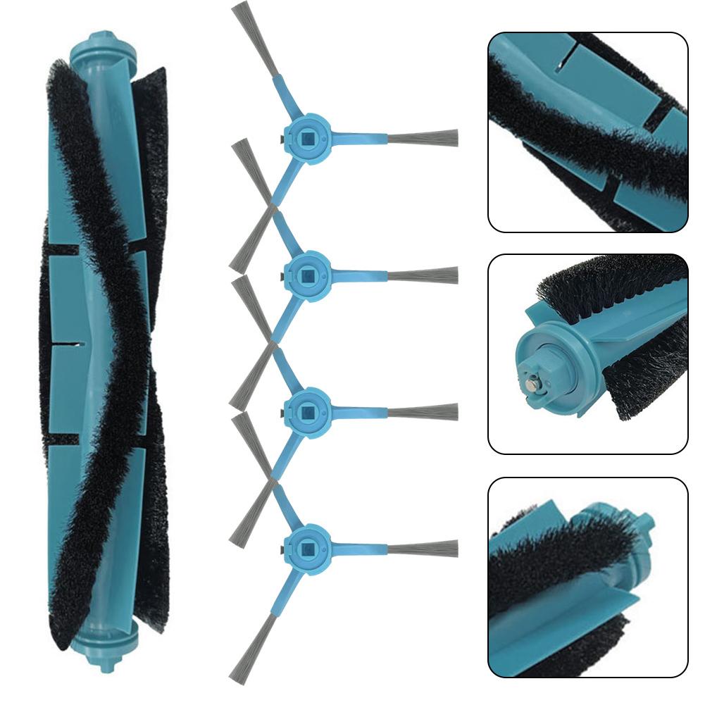 1 Set Main Roller Brush And Side Brushes For Conga 7490 /8290 For Immortal For Genesis Vacuum Cleaner Replacement Accessories
