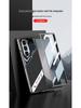Samsung Z Fold 6 Electroplated Leather Case: Pure Color, E-Sports Design, Anti-Drop Protection
