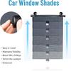 Car Window Shades - 2 Pack Window Shade For Baby In Cars For Car Blocks Heat And UV Rays Glare Protection Roller Sunshade Visor (15.7"×17.7")