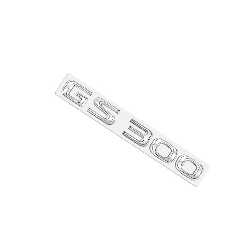 Metal Emblem Car Sticker Badge Decal Body Trunk Decor for Lexus Hybrid GS300 GS430 GS460 GX400 NX300 RX300 Chrome Silver