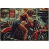 Vintage Retro Motorcycle Tin Sign Metal Wall Art Decor for Home Garage Man Cave Bar Cafe 20x30cm