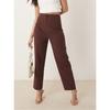 Women's High-waisted Straight Leg Trousers Casual Commute Office Pants