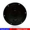 4 6 Inch Round Deck Plate Marine Boat Inspection Hatch Cover Plate Cut Out ABS Plastic Anti-corrosive Boat Deck Hatch Custom