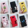Cute Cat Cactus Silicone Case For Samsung Galaxy S6 Edge S7 Edge Cover Soft Slim Funda For Samsung S6 S7 Edge S6edge S7edge Case