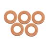Set of 10 Oil Drain Plug Gaskets 0313.33 For Peugeot 207 208 307 308 406 Citroen C3 C5 10X20X1.8mm Oil Pan Screw Washers Gaskets