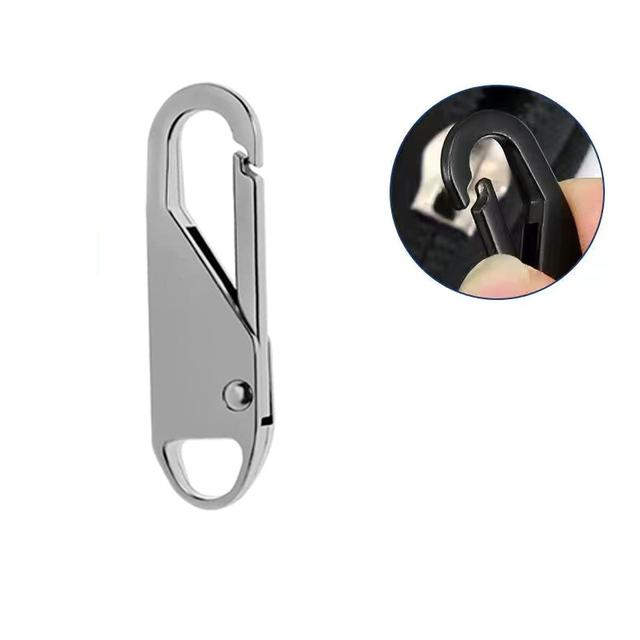 10 Pcs Zipper Slider Puller Instant Zipper Repair Bag Replacement Bad Buckle Travel Bag Suitcase Zipper Head DIY Sewing Craft