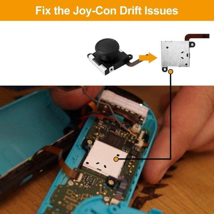 Pièces De Remplacement - EEEKit 6PCS - Joysticks Analogiques - Compatibles Switch - Capuchons En Silicone